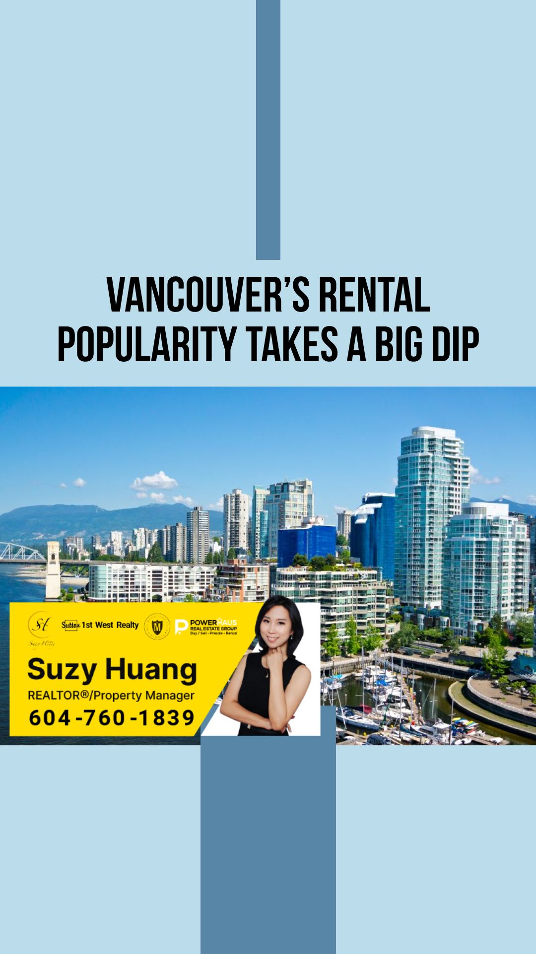Vancouver’s Rental Popularity Takes a Big Dip